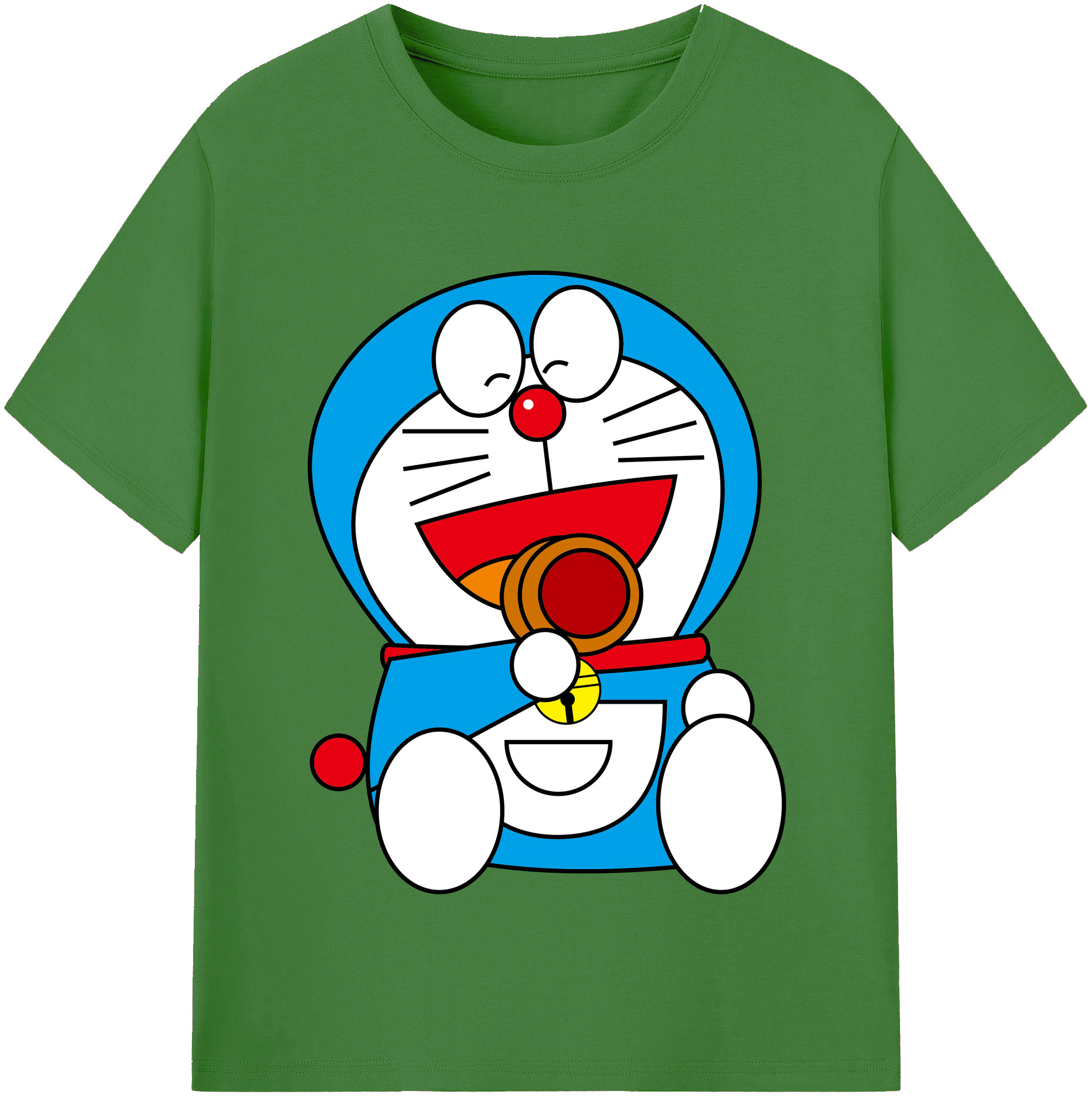 （画像用） ドラえもん Doraemon レディースカジュアルプリントTシャツ（綿100％）
